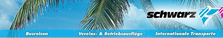 Busreisen schwarz - Busreisen, Betriebsausfl�ge und internationale Transporte